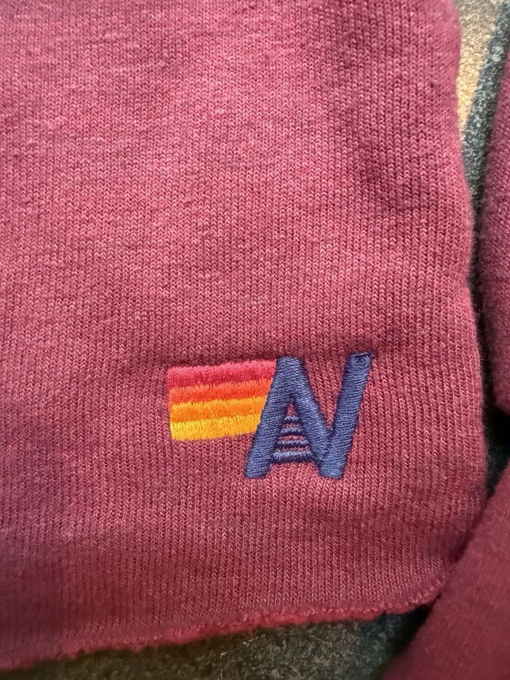 NWT Aviator Nation Bolt ASU S Cropped Crew Sweatshirt Maroon Devil Arizona State - Picture 6 of 9